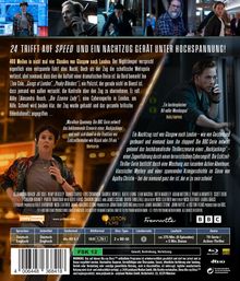 "24 TRIFFT AUF SPEED UND EIN NACHTZUG GERÄT UNTER HOCHSPANNUNG!" Handlung beschreibt Thriller im Nachtzug, Spannungsangaben. FSK 12.