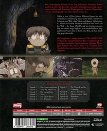 Dieses Medium ist eine Illustration der Serie „Geisterjunge Kitaro“ mit Episodenübersicht und Details zur Blu-ray-Veröffentlichung.