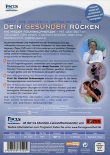 Dein gesunder Rücken mit Dr. Dietrich Grönemeyer, DVD