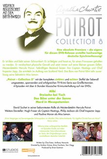 Agatha Christie's Hercule Poirot: Die Collection Vol.8, 4 DVDs