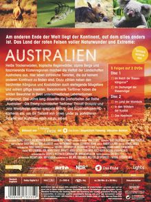 Australien - Kontinet der Gegensätze und Extreme, 2 DVDs