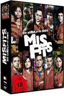 Misfits (Komplette Serie), 13 DVDs