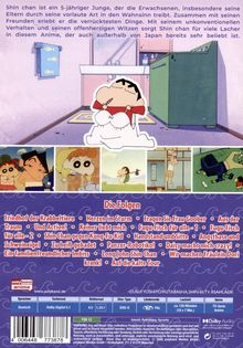 Shin Chan ist ein 5-jähriger Junge, der Erwachsene in den Wahnsinn treibt. Die Folgen: Friedhof der Krabbeltiere, Herzen im Sturm.