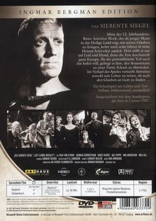 Das siebente Siegel, DVD