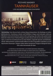 Sternstunden der Oper: Wagner - Tannhäuser, DVD