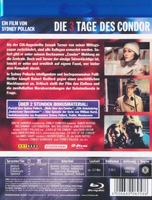 Die drei Tage des Condor (Blu-ray), Blu-ray Disc