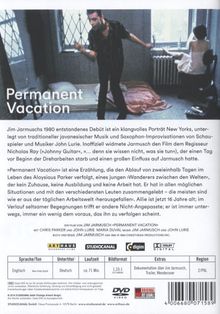 Permanent Vacation (OmU), DVD