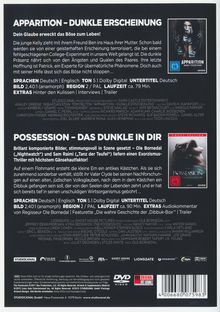 Apparition - Dunkle Erscheinung / Possession - Das Dunkle in Dir, 2 DVDs