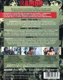 Rambo Trilogy (Ultra HD Blu-ray &amp; Blu-ray im Steelbook), 3 Ultra HD Blu-rays und 3 Blu-ray Discs