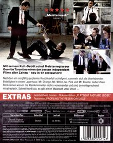 „Meisterwerk“ ⭐⭐⭐⭐⭐ FILMSTARTS. Quentin Tarantinos Kult-Debüt als restaurierter 4K-Film. Szenen stärkten Schauspieler.