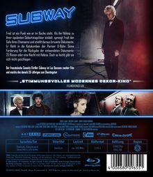 Subway (Blu-ray), Blu-ray Disc