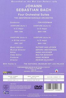 Johann Sebastian Bach (1685-1750): Orchestersuiten Nr.1-4, DVD