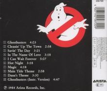 Filmmusik: Ghostbusters, CD