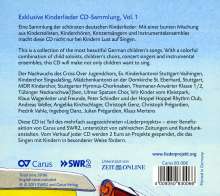Kinderlieder Vol. 1 - Exklusive Kinderliedersammlung, CD