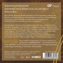 Weihnachtslieder &amp; Weihnachtslieder aus aller Welt (Carus Liederprojekt), 4 CDs