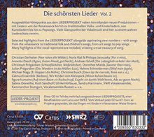 Die schönsten Lieder Vol. 2, CD