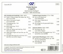 Kammerchor Stuttgart - A Cappella, CD