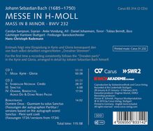 Johann Sebastian Bach (1685-1750): Messe h-moll BWV 232, 2 CDs