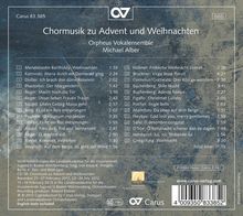 Orpheus Vokalensemble - Chormusik zu Advent und Weihnachten, CD