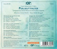 Frank Schwemmer (geb. 1961): Perlmuttfalter - Chormusik für gemischten Chor a cappella, CD