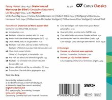 Fanny Mendelssohn-Hensel (1805-1847): Oratorium auf Worte der Bibel (Deutsches Requiem), CD