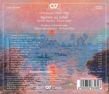 Lili Boulanger (1893-1918): Chorwerke "Hymne au Soleil", CD