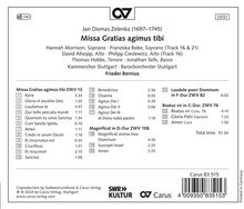 Jan Dismas Zelenka (1679-1745): Missa Gratias agimus tibi ZWV 13, CD