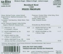 Bernhard Krol (1920-2013): Musik für Bläser "Pezzi Profani", CD