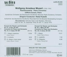 Wolfgang Amadeus Mozart (1756-1791): Klavierkonzerte Nr.21 &amp; 24, CD