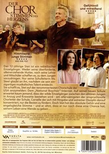 "Der Chor - Stimmen des Herzens", "Himmlische junge Stimmen", "Gefühlvoll und mitreißend", Bilder von Sängern und einer Frau. Drama 2016.
