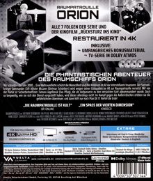 RAUMPATROUILLE ORION: Alle 7 Folgen und Kinofilm in 4K mit Bonusmaterial. Phantastische Abenteuer, Action im Jahr 3000.