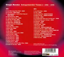 Giorgio Moroder: Schlagermoroder Volume 2: 1966 - 1976, 2 CDs