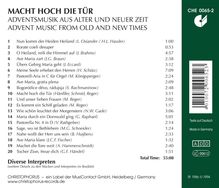 Macht hoch die Tür, CD