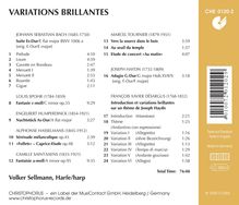 Volker Sellmann - Variations Brillantes, CD