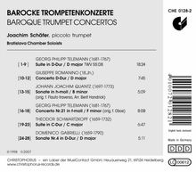 Joachim Schäfer - Barocke Konzerte für Piccolotrompete, CD