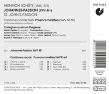 Heinrich Schütz (1585-1672): Johannes-Passion SWV 481, CD