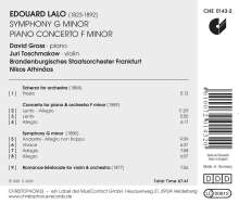 Edouard Lalo (1823-1892): Klavierkonzert in f, CD