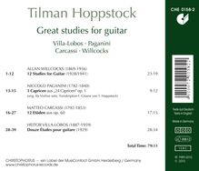 Tilman Hoppstock - Great studies for Guitar, CD