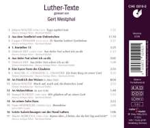 Luther-Texte (gelesen von Gert Westphal), CD