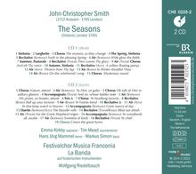 John Christopher Smith (1712-1795): The Seasons (Oratorium, London 1740), 2 CDs