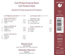 Carl Philipp Emanuel Bach (1714-1788): Gambensonaten Wq.88,136,137, CD