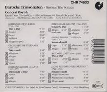Barocke Triosonaten, CD