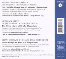 Liturgie des Hl.Johannes Chrysostomus, CD