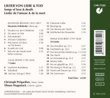 Christoph Pregardien - Lieder von Liebe und Tod, CD