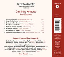 Sebastian Knüpfer (1633-1676): Geistliche Konzerte, CD