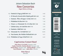 Johann Sebastian Bach (1685-1750): Orgelwerke in Bearbeitungen für Streicher "New Concertos - Organ Works on Strings", CD