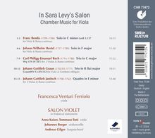 Francesca Venturi Ferriolo - In Sara Levy's Salon, CD