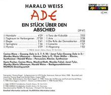 Harald Weiss (geb. 1949): Ade - Ein Stück über den Abschied, CD