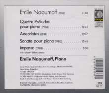 Emile Naoumoff (geb. 1962): Klavierwerke, CD