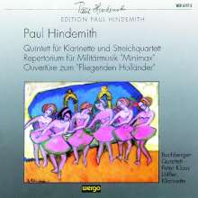 Paul Hindemith (1895-1963): Quintett für Klarinette &amp; Streichquartett, CD
